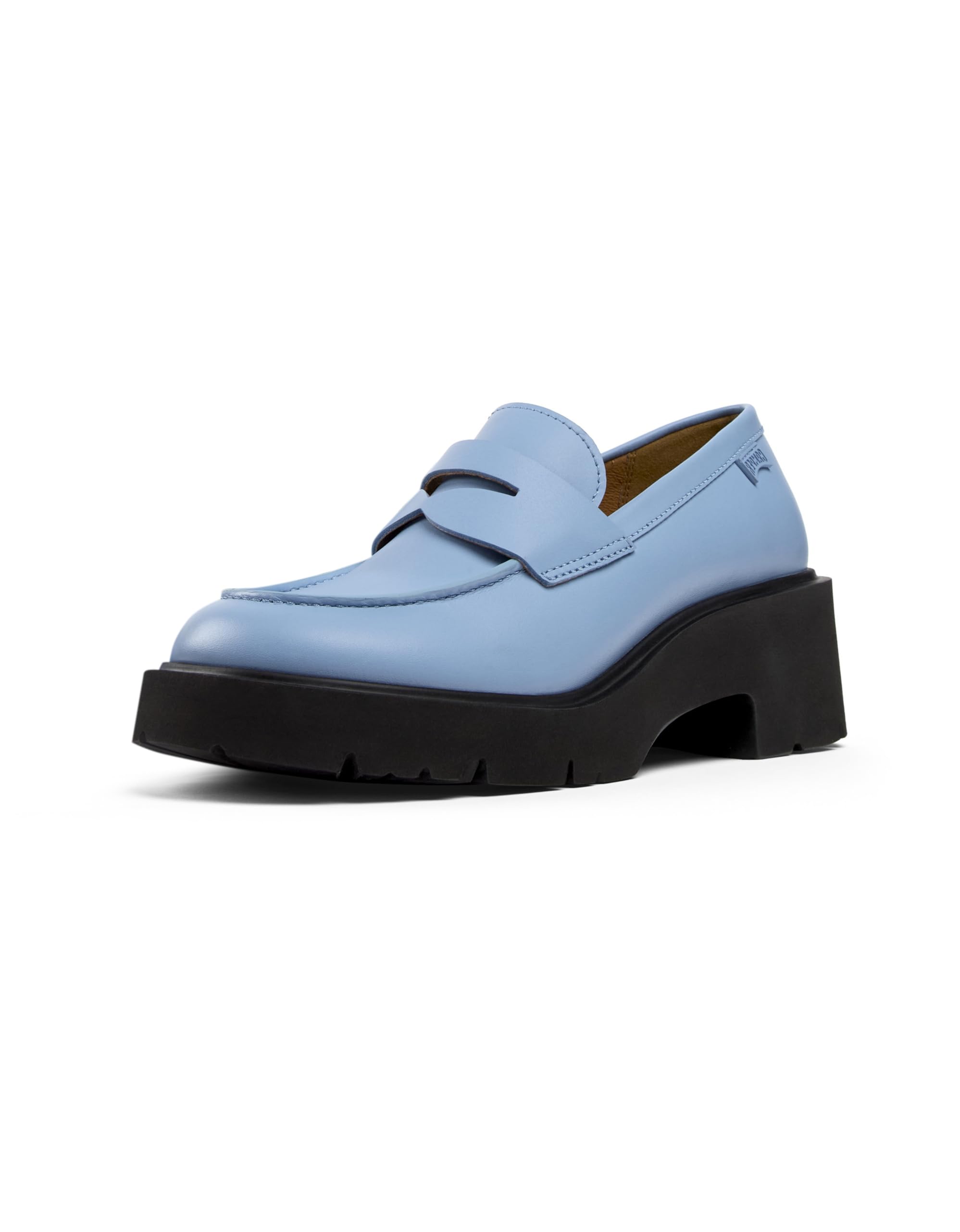 Camper Women's Milah K201425 Moccasin, Medium Blue 019, 42 EU