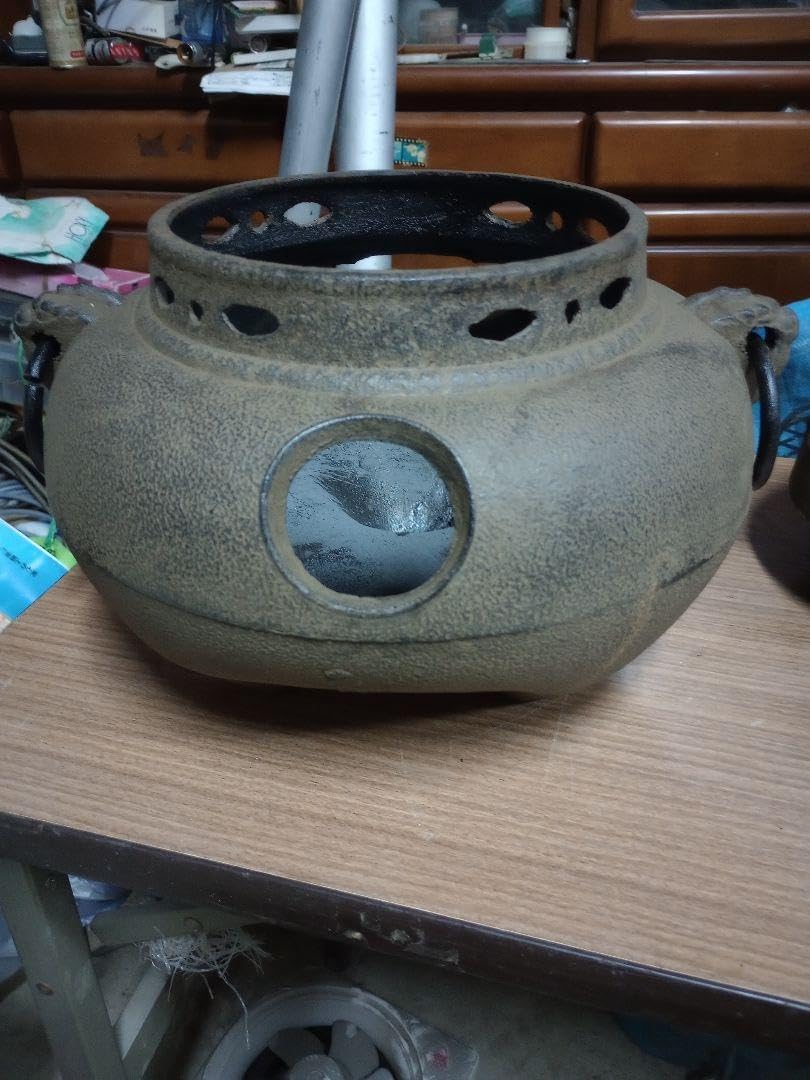 南部鉄器 茶の湯風炉釜 紅鉢竹紋 2、2L 南部鉄器 茶の湯風炉釜 紅鉢竹紋 2、2L