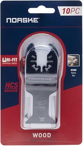 Miniatura 6 de Norske Tools NOTP276 - Cuchilla oscilante de 1 14 pulgadas para múltiples herramientas, ajuste universal para madera (paquete de 10 unidades)  Hojas