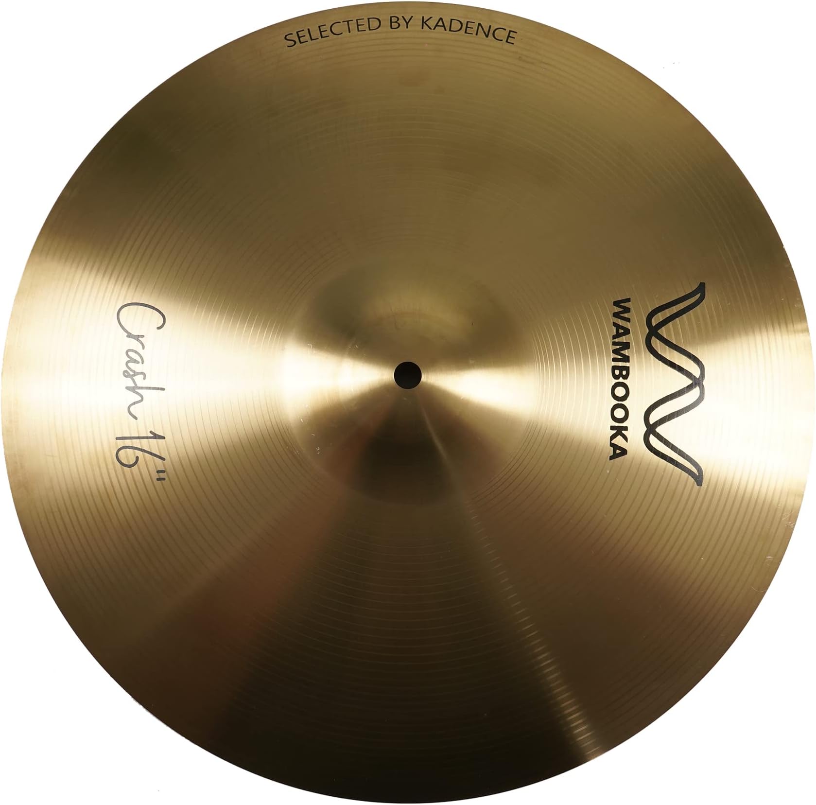 Wambooka Cymbals S Flat Crash 16 Inch (40.6 cm) for Battery - Traditional Alloy Finish