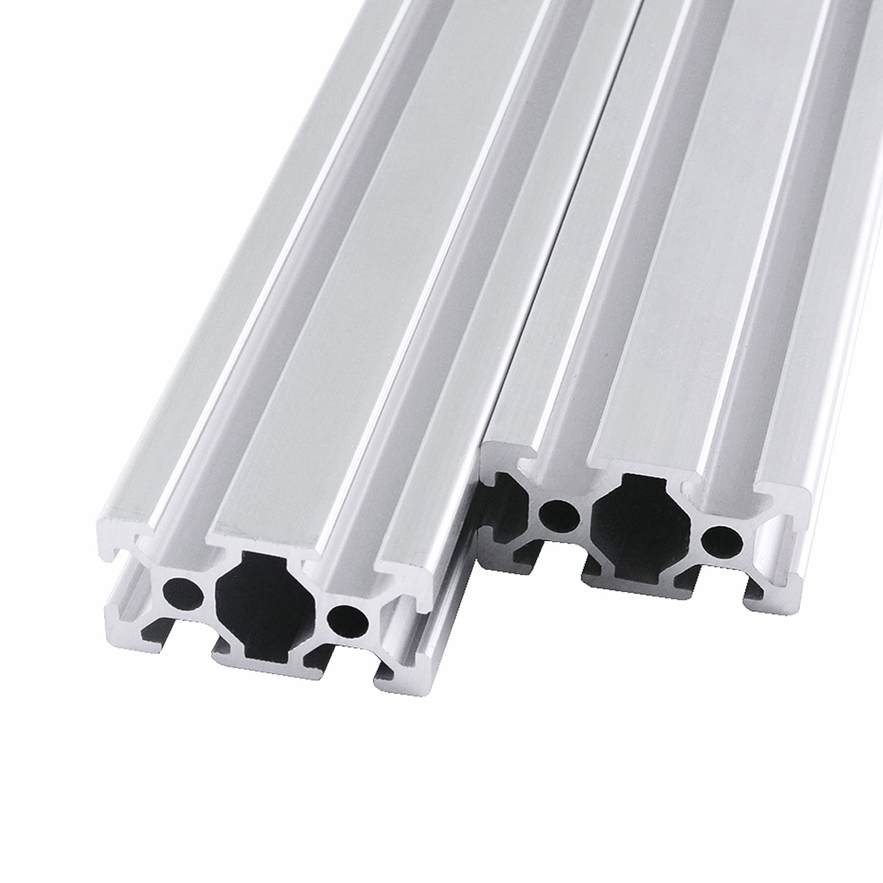 2 Stück 1000mm 2040 T Typ Europäische Norm Systemprofil Aluminium Profil 20x40 Aluminiumprofil Extrusions Linearschiene für 3D-Drucker und CNC-DIY-Lasergravurmaschine