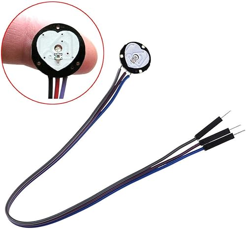 Miniatura 5 de Lucaidian Módulo del sensor del pulso del sensor del pulso del ritmo cardíaco para Arduino