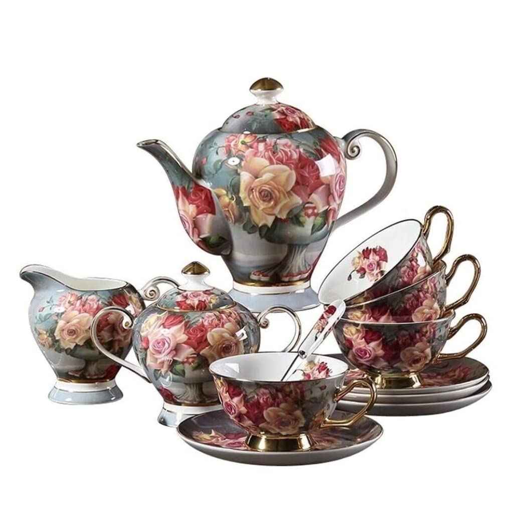 Zestaw Do Herbaty 15 Sztuk Zestaw Ceramicznych Filiżanek Do Herbaty Europejski Kawy Użytku Domowego Akcesoria Kuchenne