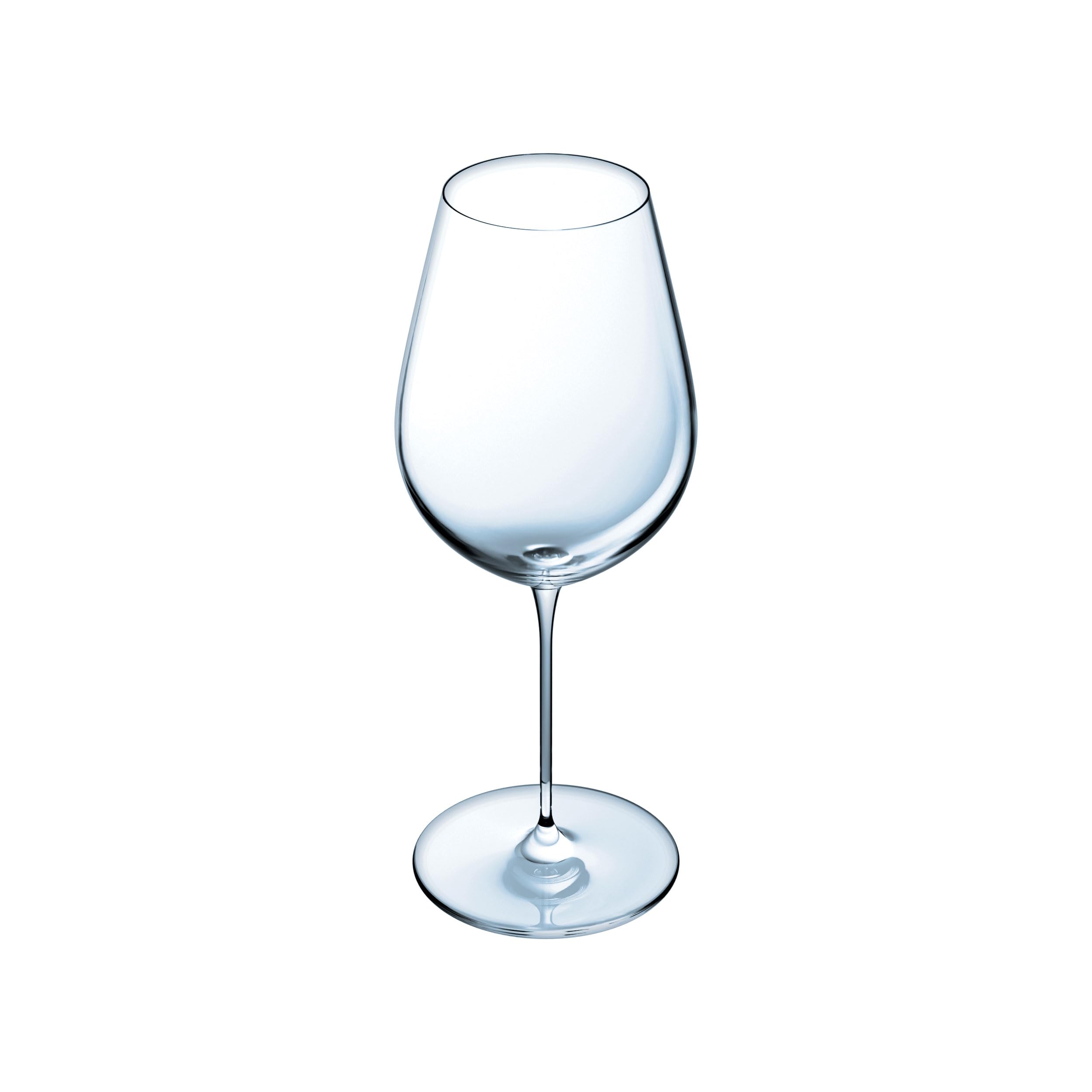 Chef & Sommelier Galea – Set da 6 calici da vino rosso 55 cl in vetro cristallino – Vino rosso, degustazione e ristorazione – Alta resistenza – Lavabili in lavastoviglie – Fabbricati in Francia