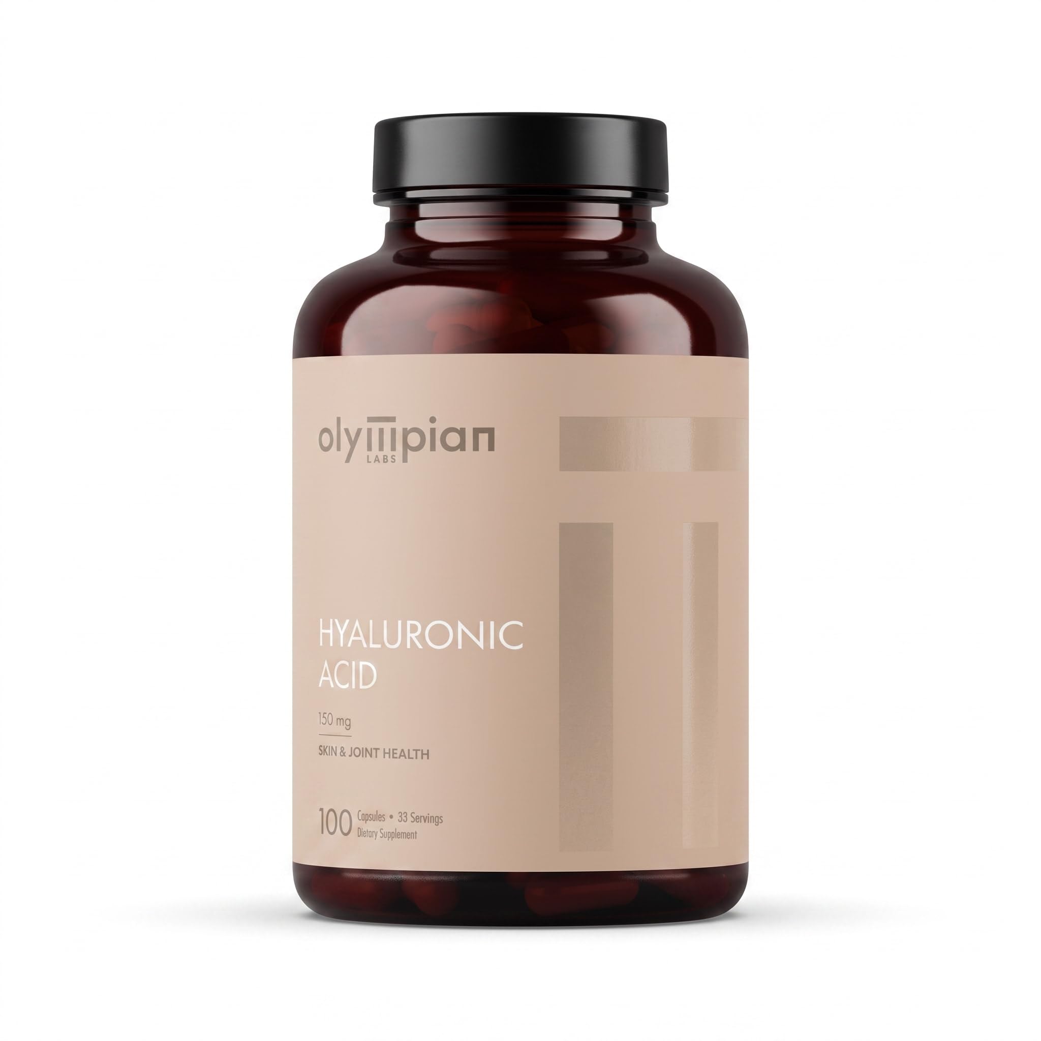 Olympian Labs Hyaluronic Acid 150mg | 99 Capsules | Support Healthy Connective Tissue and Joints - Promote Youthful Healthy Skin