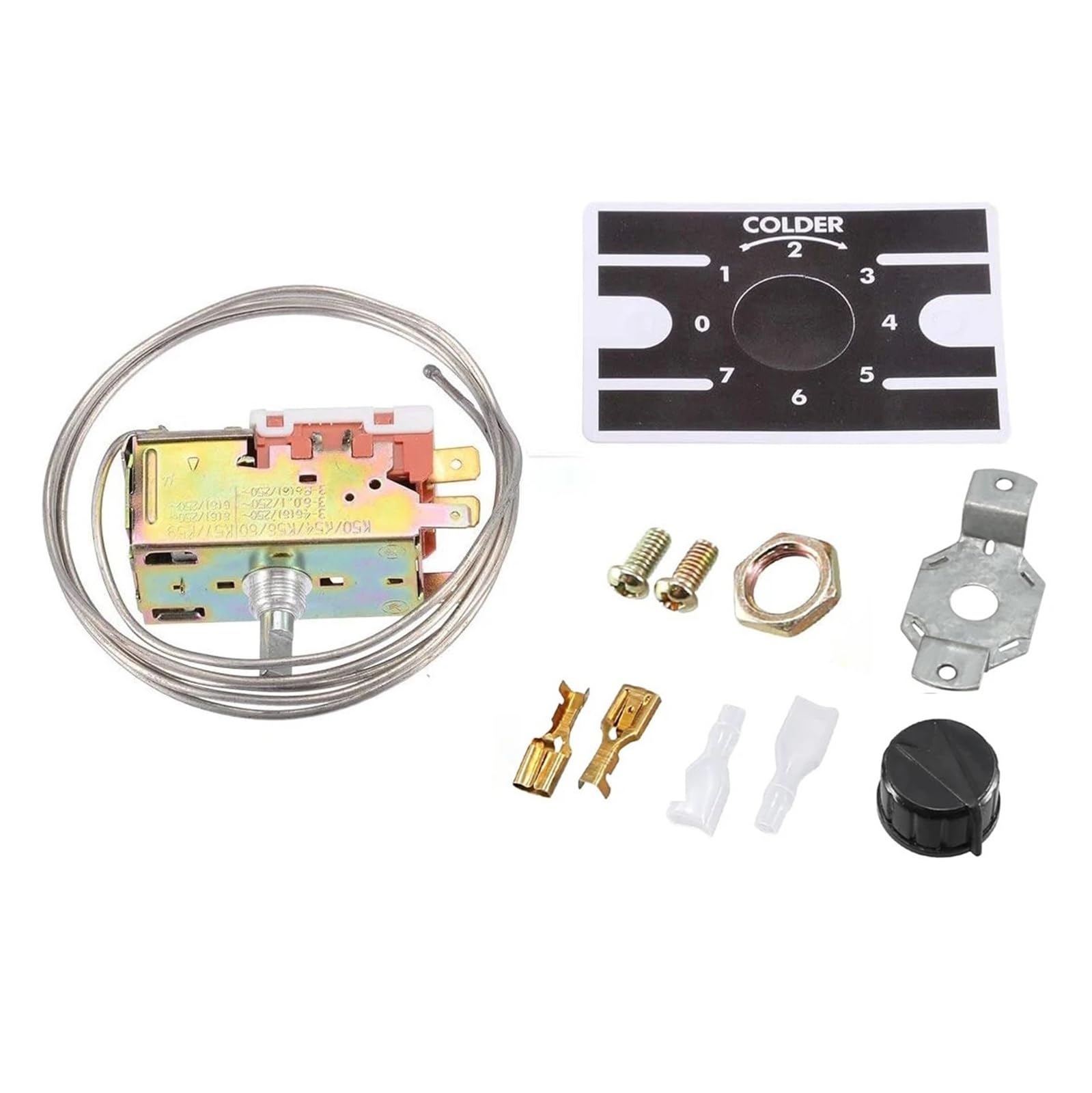 K50-P1126 Kältethermostat Gefrierschrank Ersatz For A10-1053 A10-2502 Schrankkühlschrankteile -24,5 Bis -18 Grad Celsius