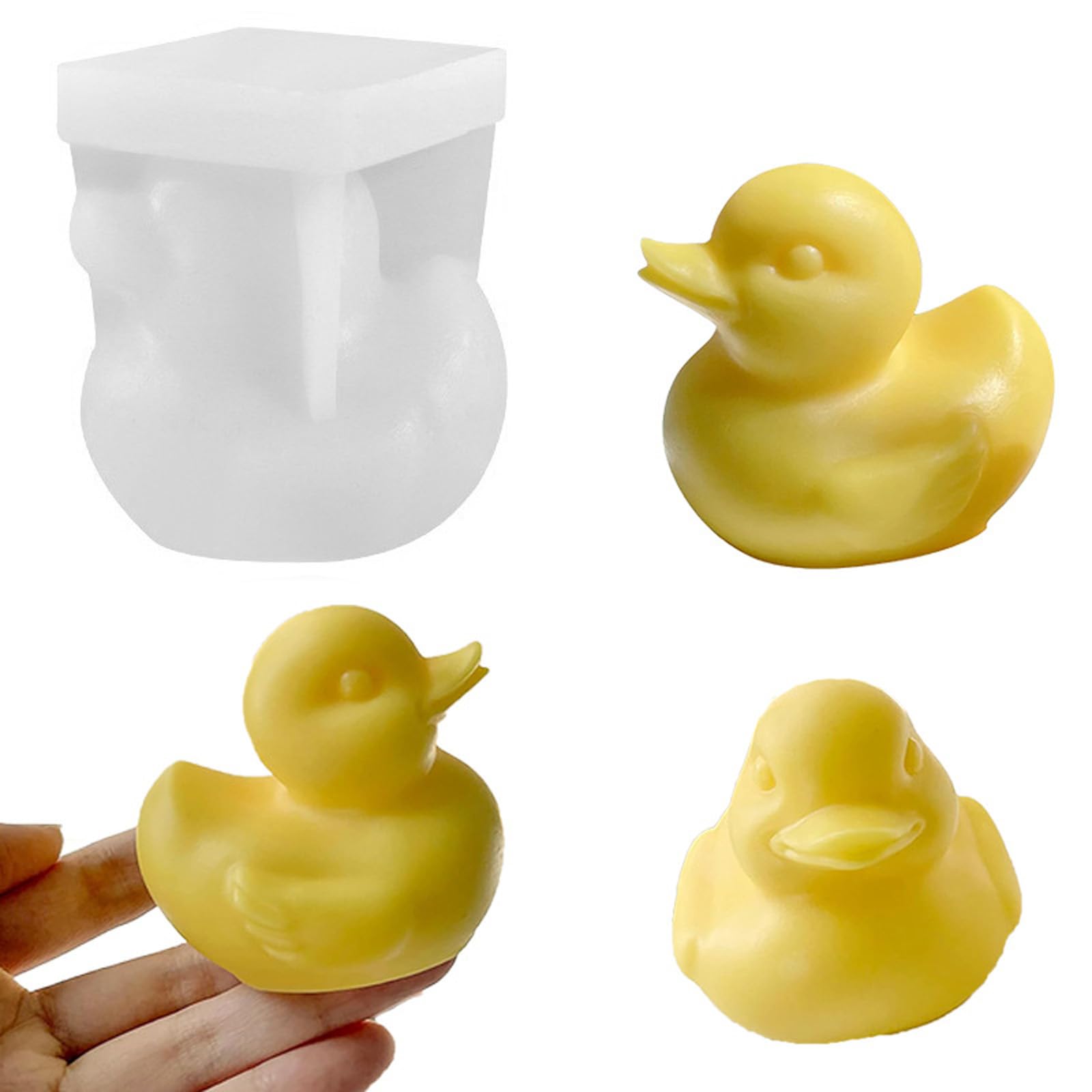 Oxxggkao Adorable Duckling Silicone Molds Food Grade Temperature Resistant for Soap Ice Chocolate Cake Baking Safe Elastomer Cast