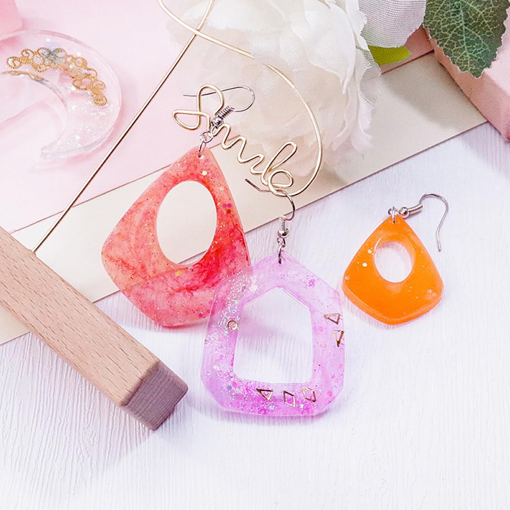 Nifocc Lot De 2 Moules En Silicone Pour Boutons Ronds, Breloques