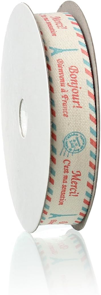 PEPPERLONELY 10 Yards Max 56% OFF Paries Bonjour Cotton Merci Ranking TOP7 Fabric Sewing