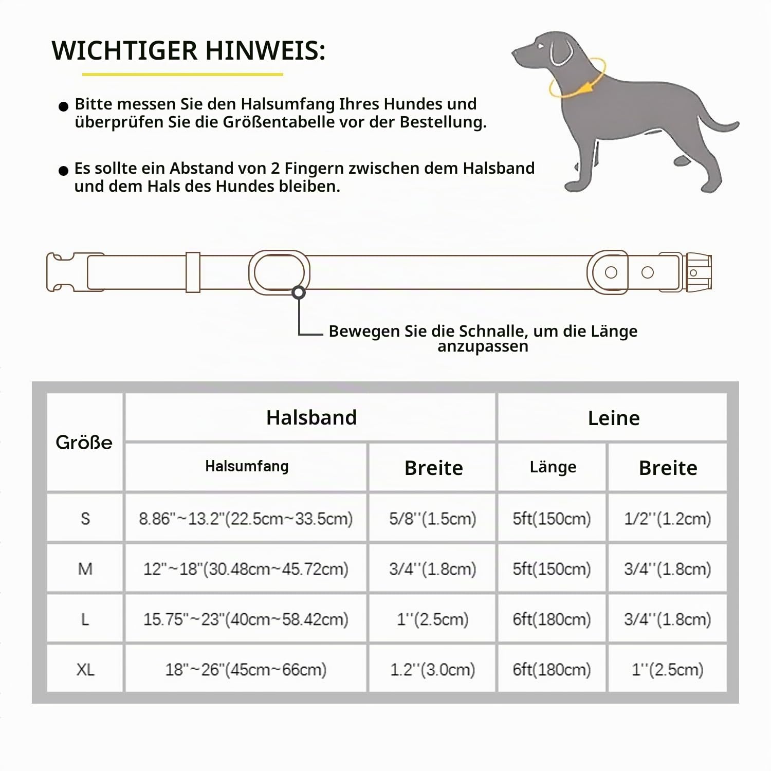LWBMG Hundehalsband und Leine, Leder, strapazierfähig, mit Metallschnalle, verstellbare Hundeleine und Halsband, weiche Hundeleine und Halsband für große Hunde, 1,8 m, Braun