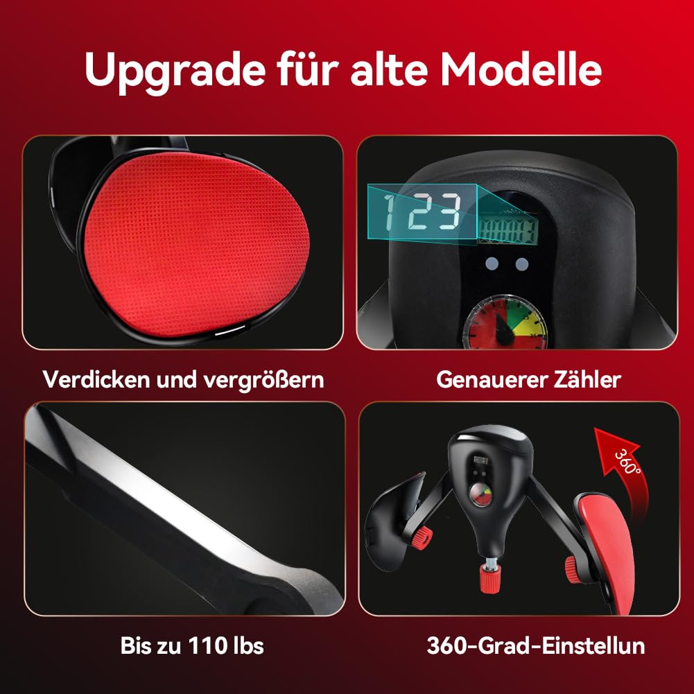 Aohcae Oberschenkeltrainer, Beckenboden Trainingsgerät Beckenbodentrainer, Adduktoren Trainingsgerät Fitness Geräte Zuhause Trainer, Beckenbodentrainer für Frau und Männer, Hüfttraining, Armtraining