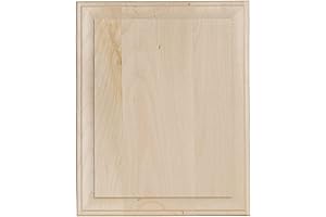 Walnut Hollow Basswood Wide Edge Rectangle 8" x 10" Wood Plaques for Personalized Decoration