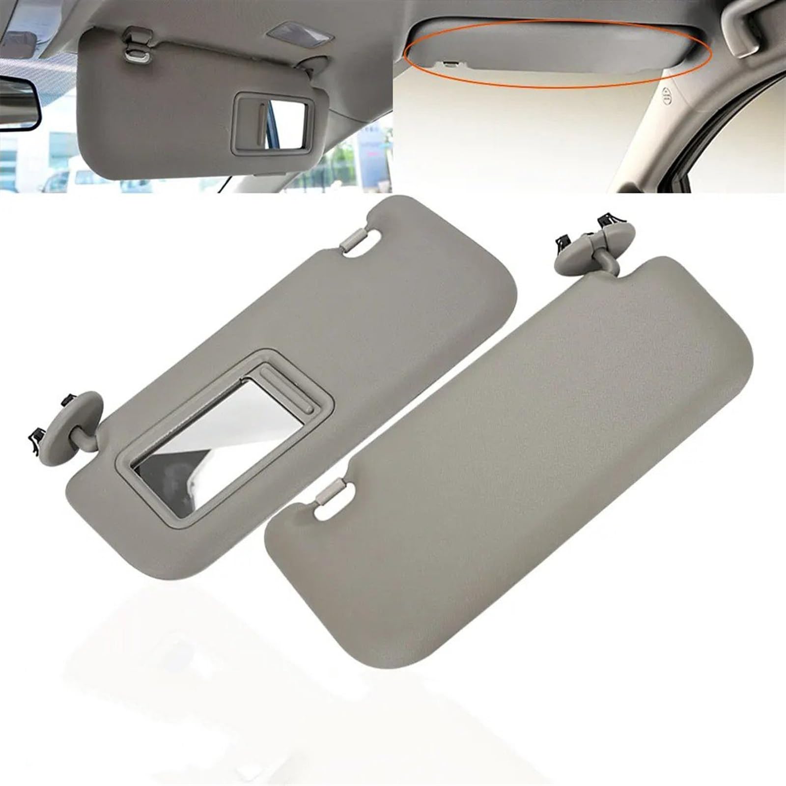 For Toyota Auris for Corolla 2007-2013 Zijzonneklep met