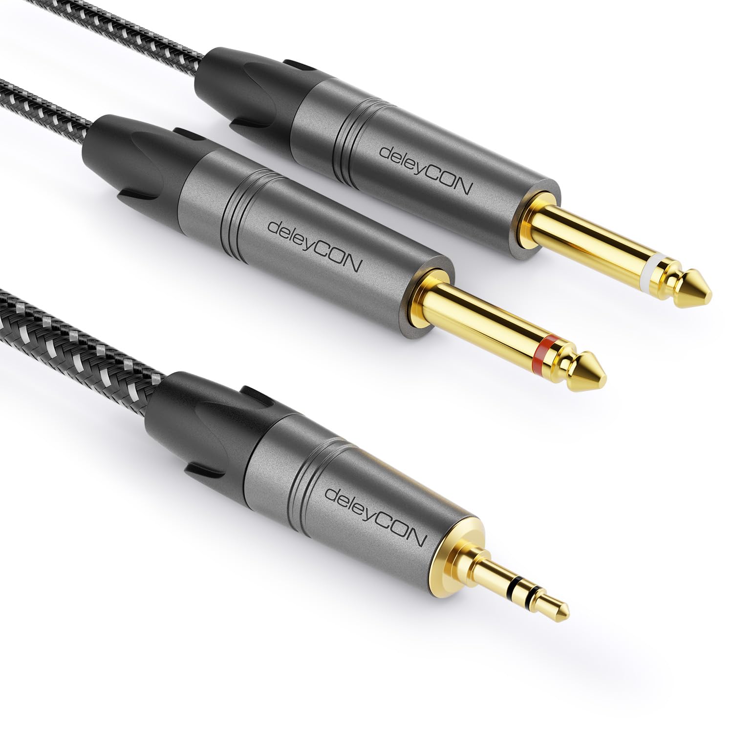 1 pz 6.5mm maschio a 3.5mm Audio Stereo Jack Femmina A 2 RCA Maschio Audio Jack Convertore Adattatore per Altoparlante  13