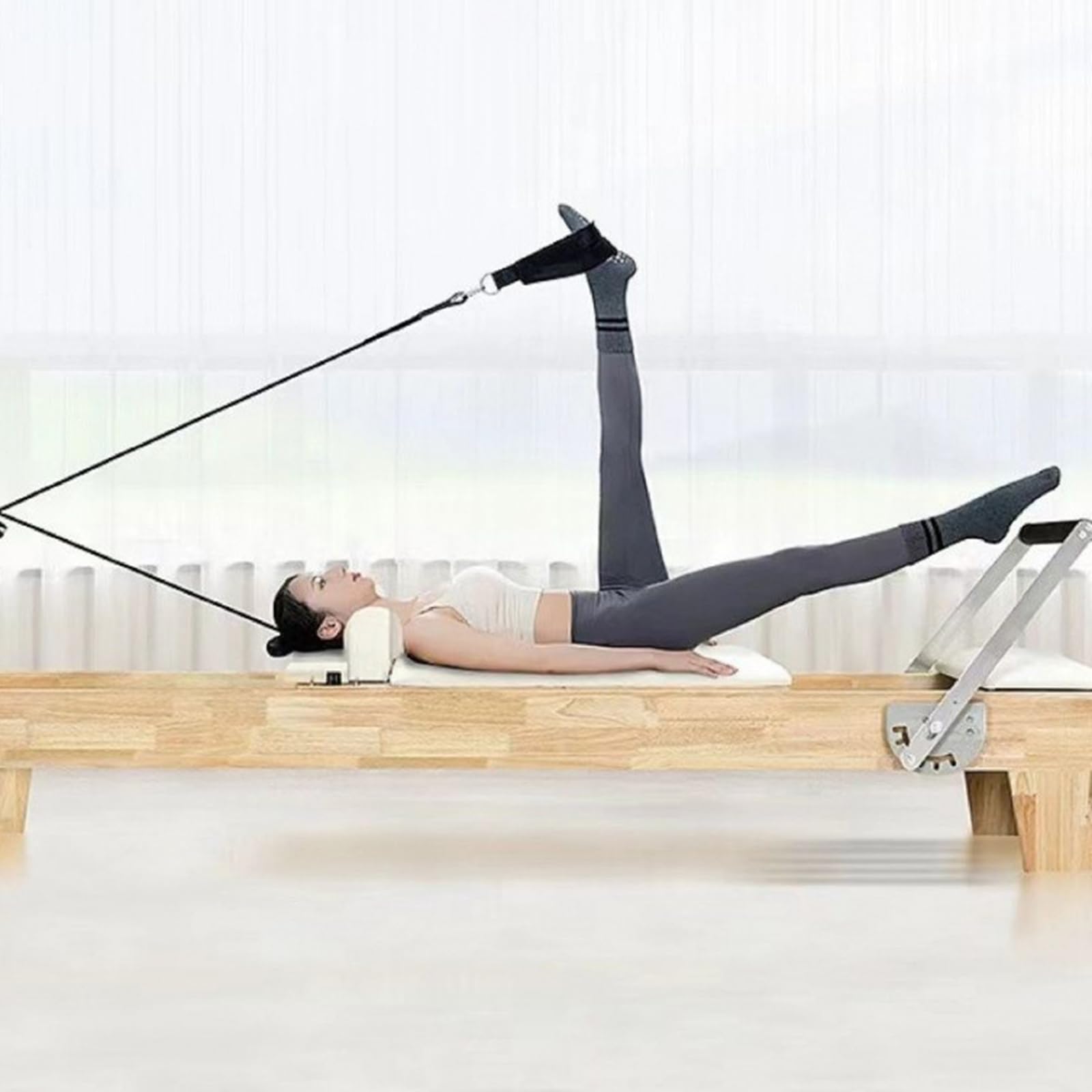 Gralara Cuscino Pilates con poggiatesta, Comodo ed ergonomico, per Il Supporto di Testa e Collo, per l'allenamento in Palestra e a casa.