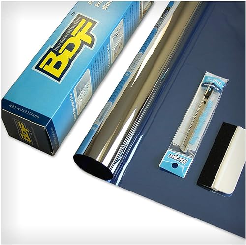 Miniatura 7 de Película de ventana color azul prémium, control de calor alto y privacidad diurna