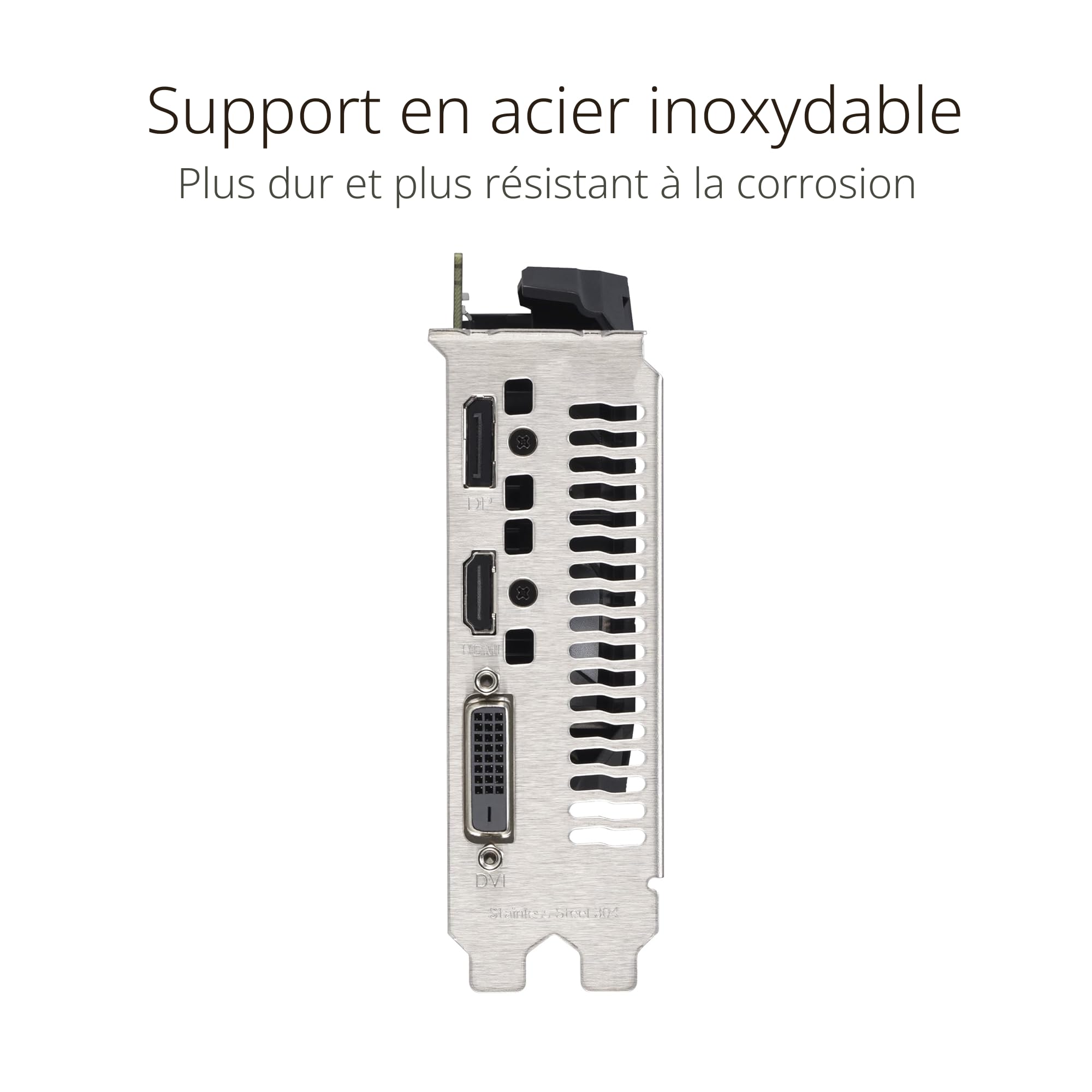 ASUS GeForce RTX 3050 LP BRK OC Edition 6 Go GDDR6 (IP5X résistance à la poussière, double roulement à billes, support en acier inoxydable, PCIe 4.0, DLSS 3, HDMI 2.1, DisplayPort 1.4a, DVI-D et plus)