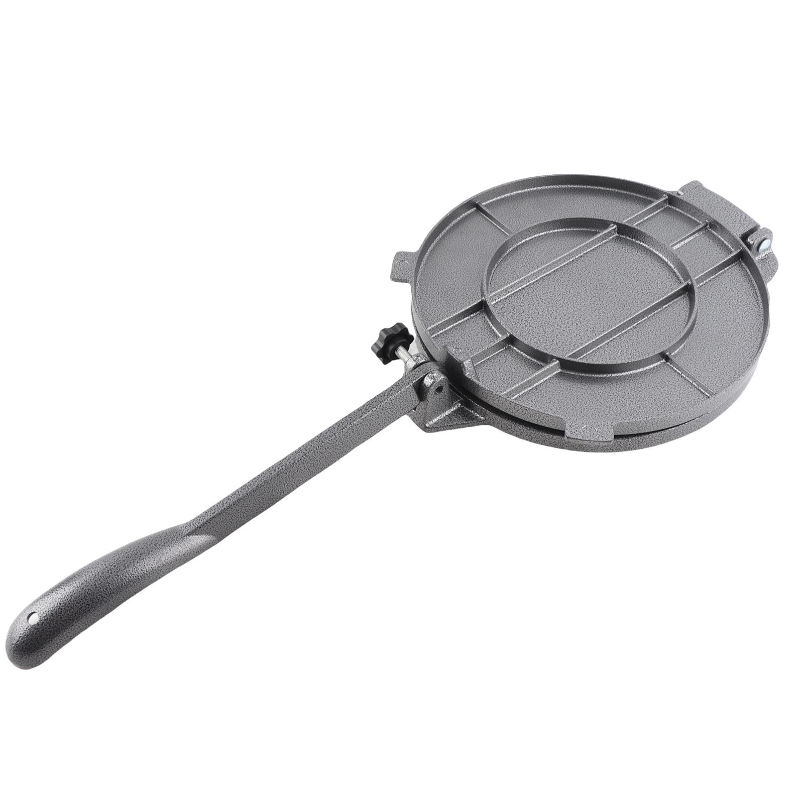 Syrisora Pressa per Tortilla in Lega di Alluminio, Design Multifunzionale per Torte e Pasticci di Carne, Facile da Usare, per Torte e Pasticcini Cinesi (20 cm)