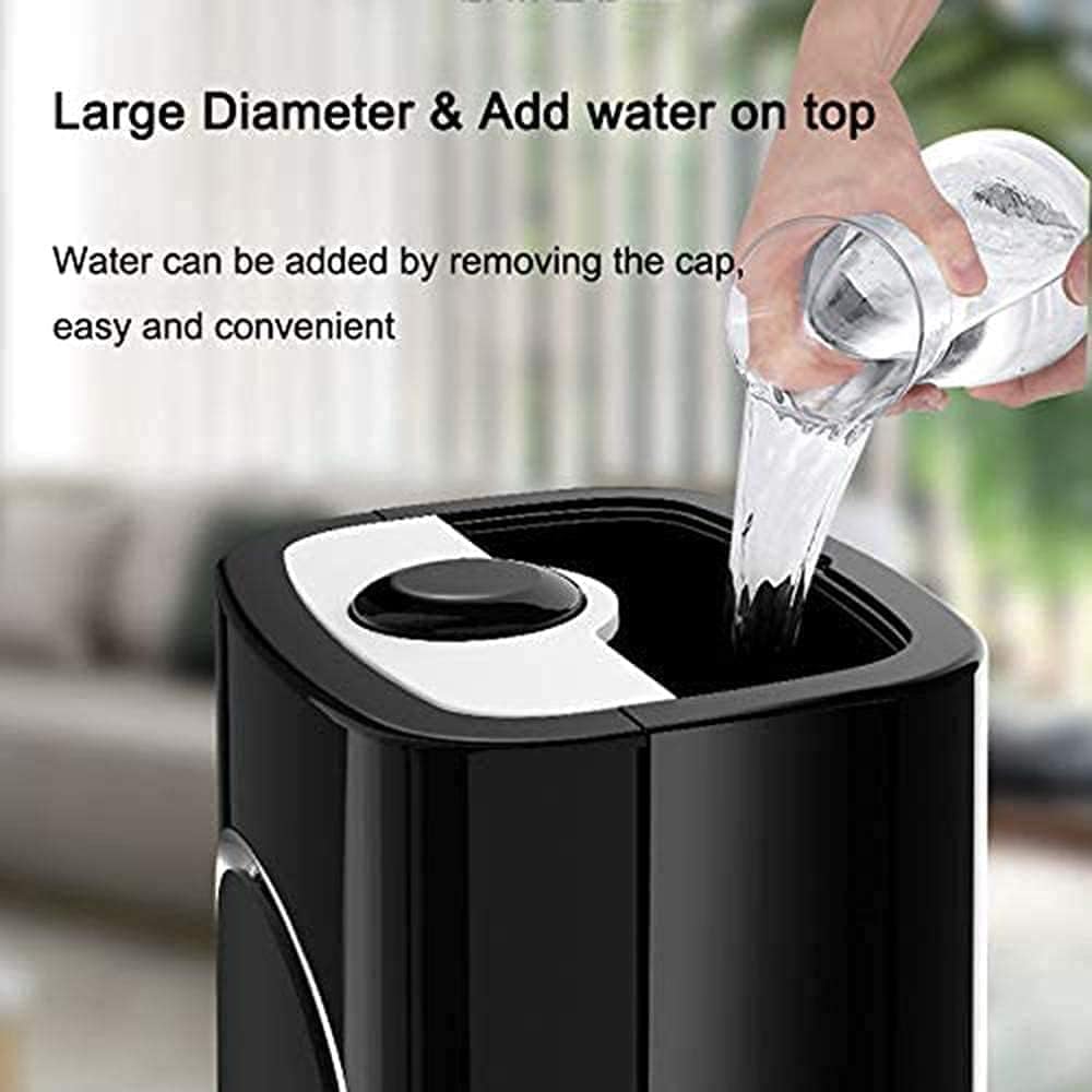 Humidificador para habitaciones grandes, humidificador para dormitorio, humidificador industrial, comercial, de gran capacidad, de pie, con luz nocturna para bebés, silencioso, apagado automático.