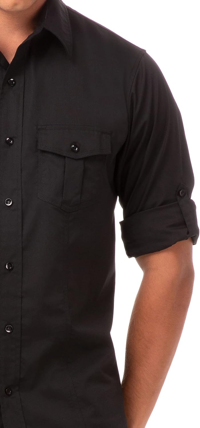 Chef Works mens Pilot Shirt
