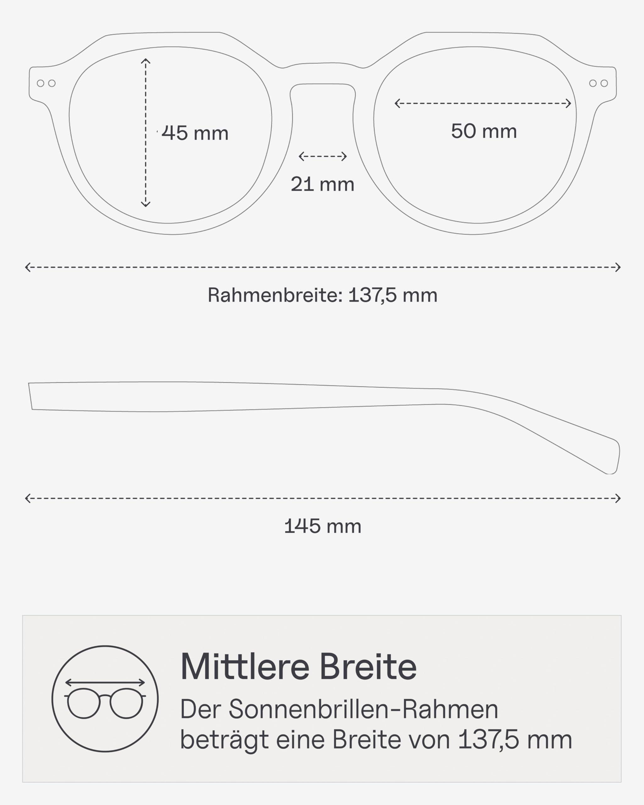 Kapten & Son Sonnenbrille Manila | Sonnenbrille Damen & Herren mit Sonnen- und UV-Schutz | Stylische, runde Gläserform | Unisex Sunglasses