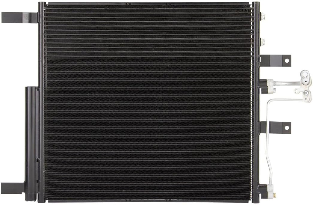 UIU Air Conditioning A/C Condenser Compatible with Ram 1500 2011-2011 & Dodge Ram 1500 2009-2010, 3.7L 4.7L 5.7L, Replace# 52014588AB, 52014588AC