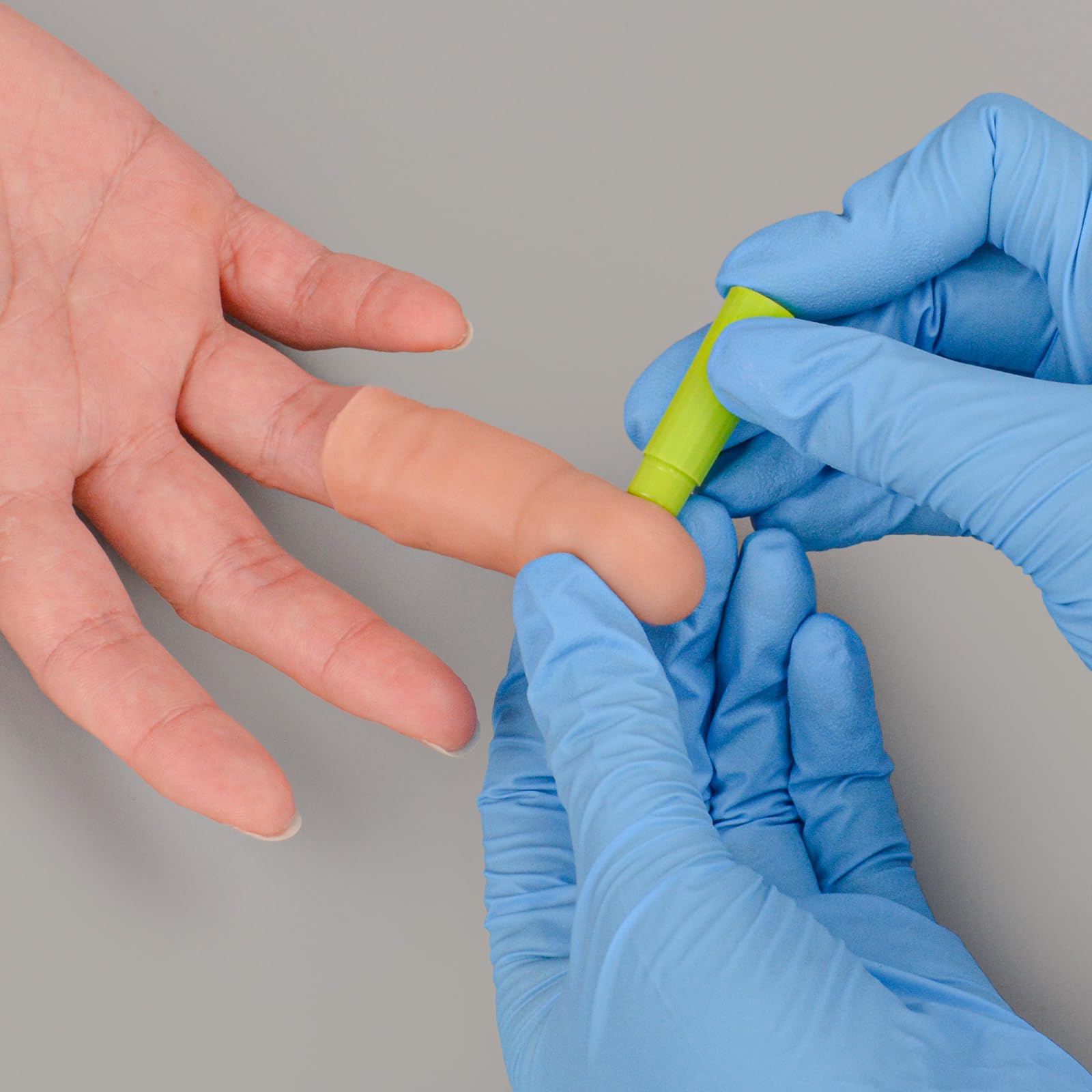 Amazon.com: Ultrassist Blood Glucose Test Trainer, Simulated Finger  Peripheral Blood Collection Practice : Health & Household