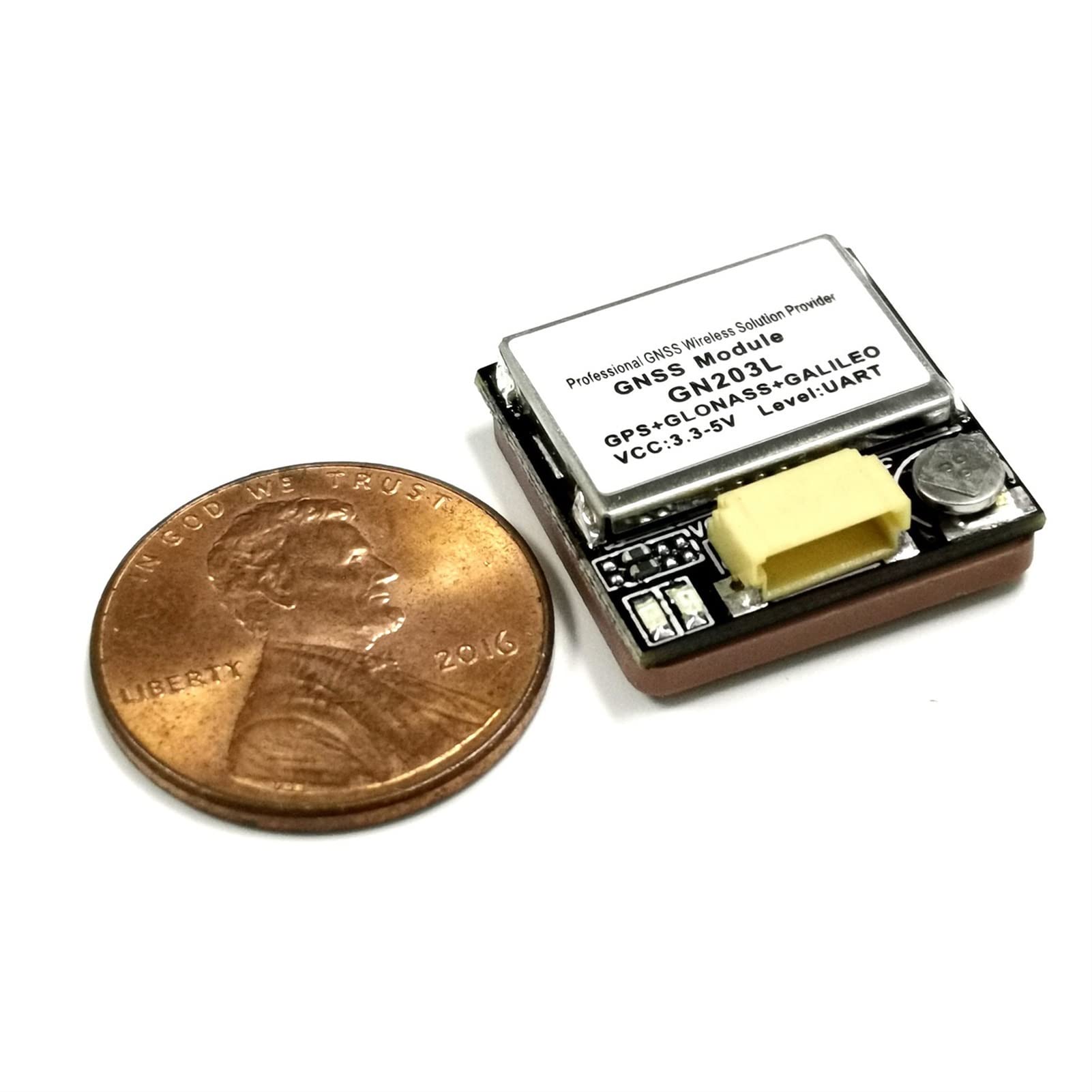 Buy GN203L small GPS module +GPS antenna GNSS GLONASS GLILEO 3.3V5V NMEA0183 TTL level for UAV