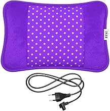 Btag Electric Heating Pad with Soft Polka Dot Cover Hot Water Bag for Pain Relief |Heating Bag Electric |Warm Bag for Pain Relief|Winter Heating pad | Fast Heating |Colour Purple