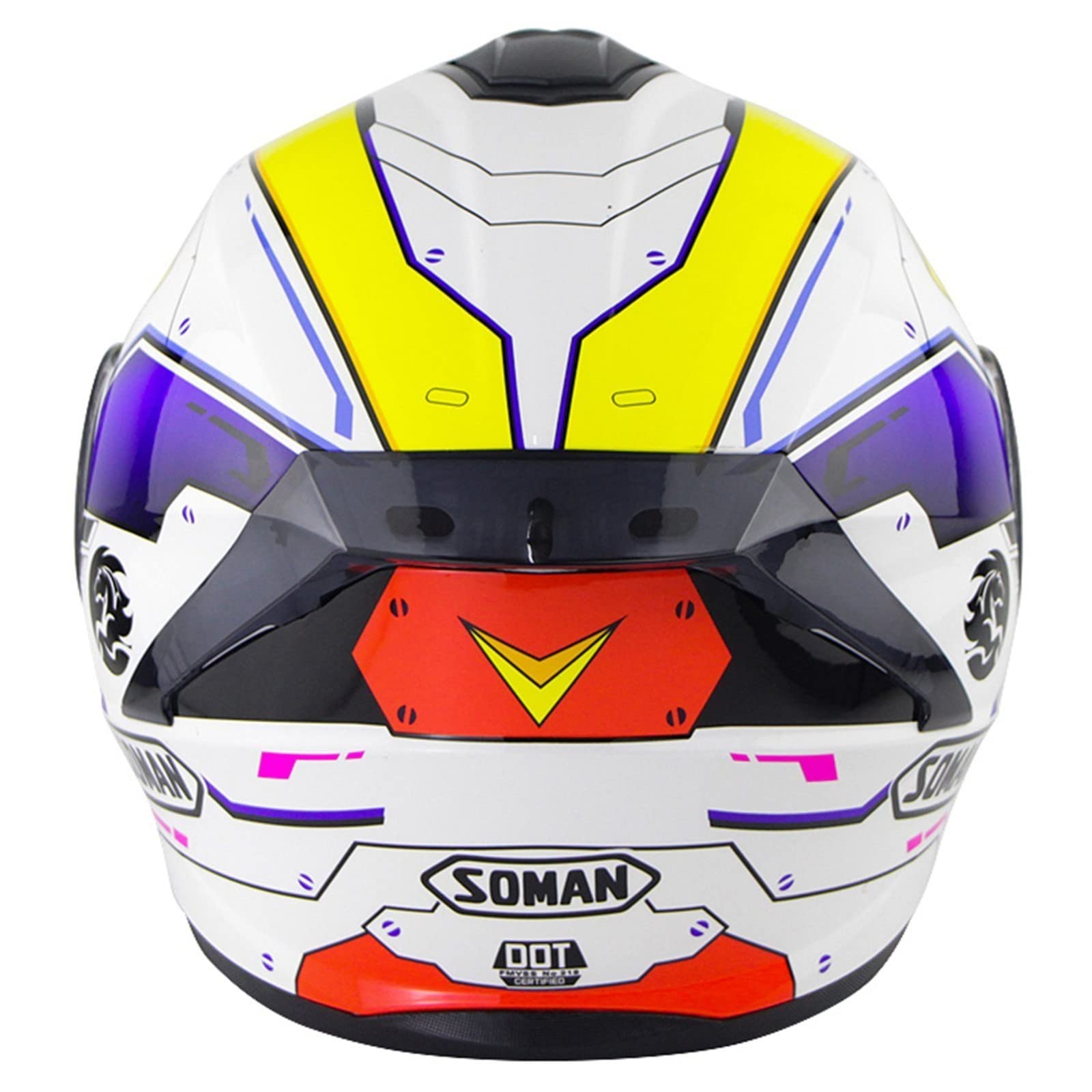 ZLYJ Casco Integrale Moto con Auricolare Bluetooth Casco