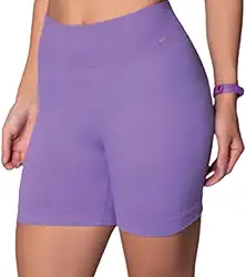 Short Academia Feminino Zero Transparência Sem Costura Poliamida Selene Adulto