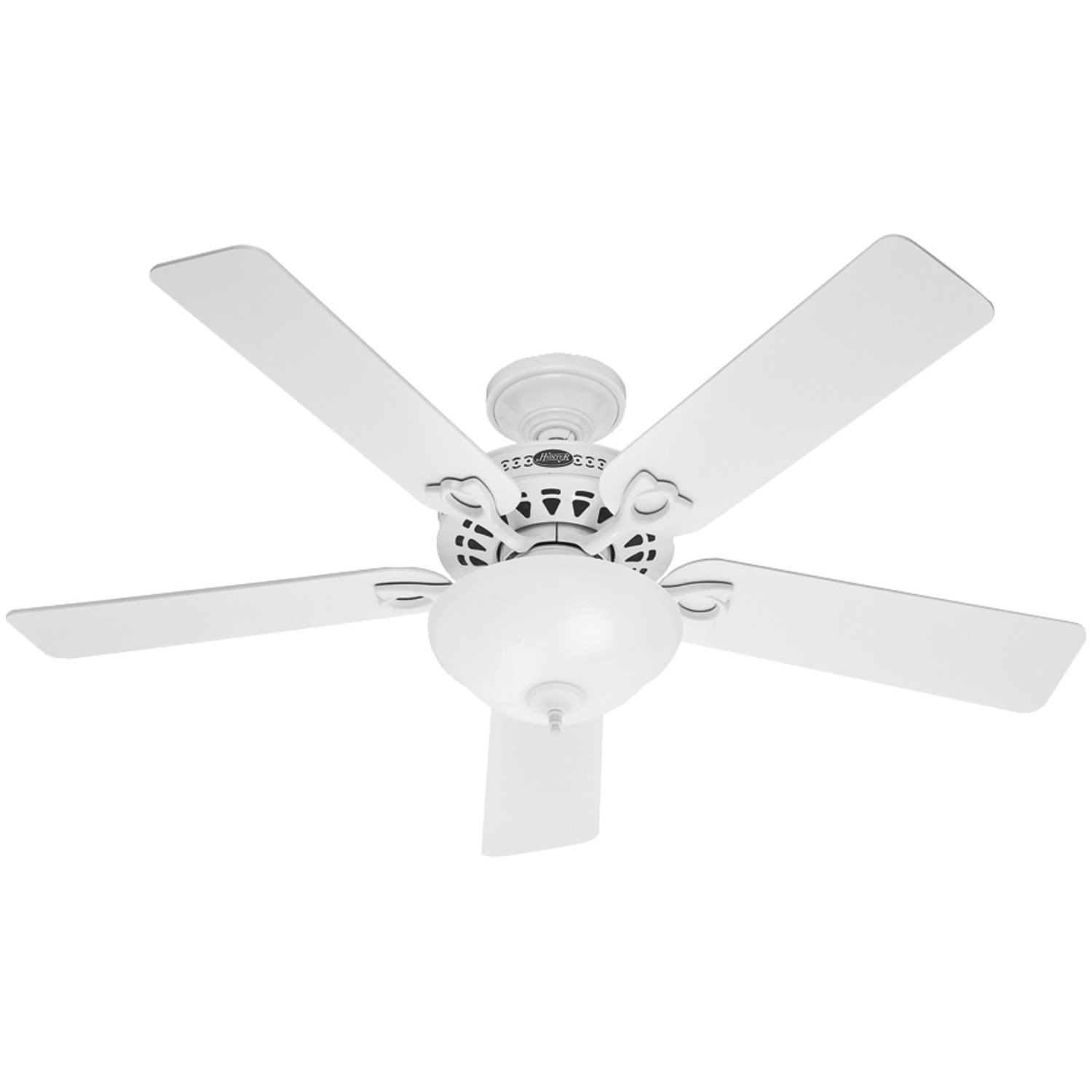 Buy Hunter Fan Company, 53059, 52 inch Astoria White Ceiling Fan with