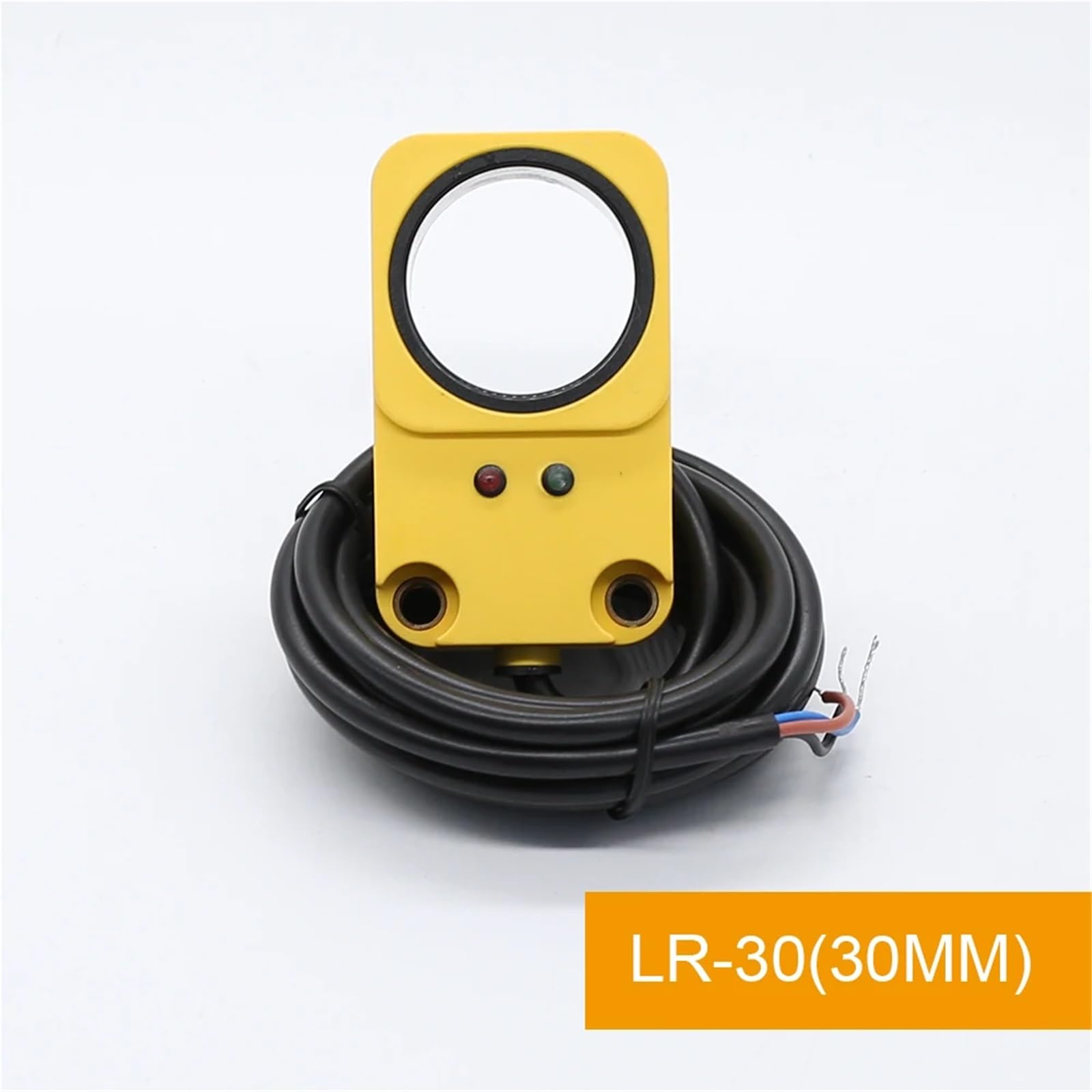 Interruptor de proximidad inductivo de anillo, 3, 6, 8, 10, 12, 15, 22 y 30 mm, resorte de tornillo, bola de acero, sensor de detección de velocidad de objetos metálicos, NPN, PNP, 1 unidad(LR-30 (30m