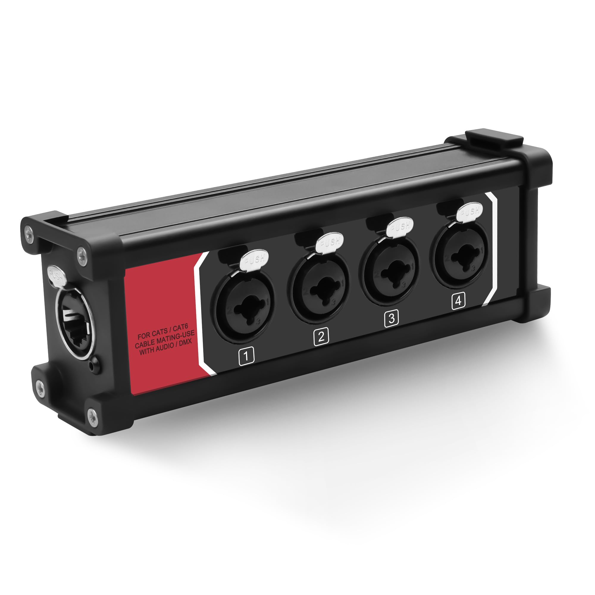 Amazon.com: XMSJSIY 4 Channel Multi Audio Snake Box 4 * 6.35mm 1/4