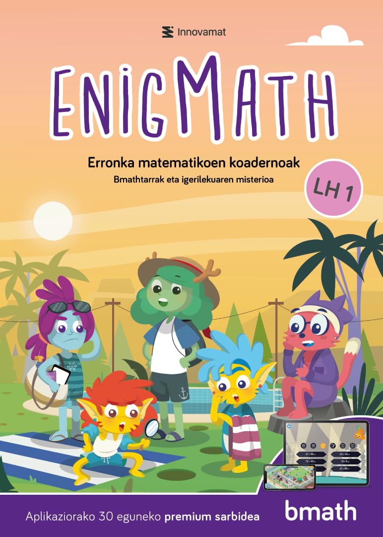 Innovamat - Enigmath LH1 - Matematikako erronken koadernoa (Enigmath Bilduma)