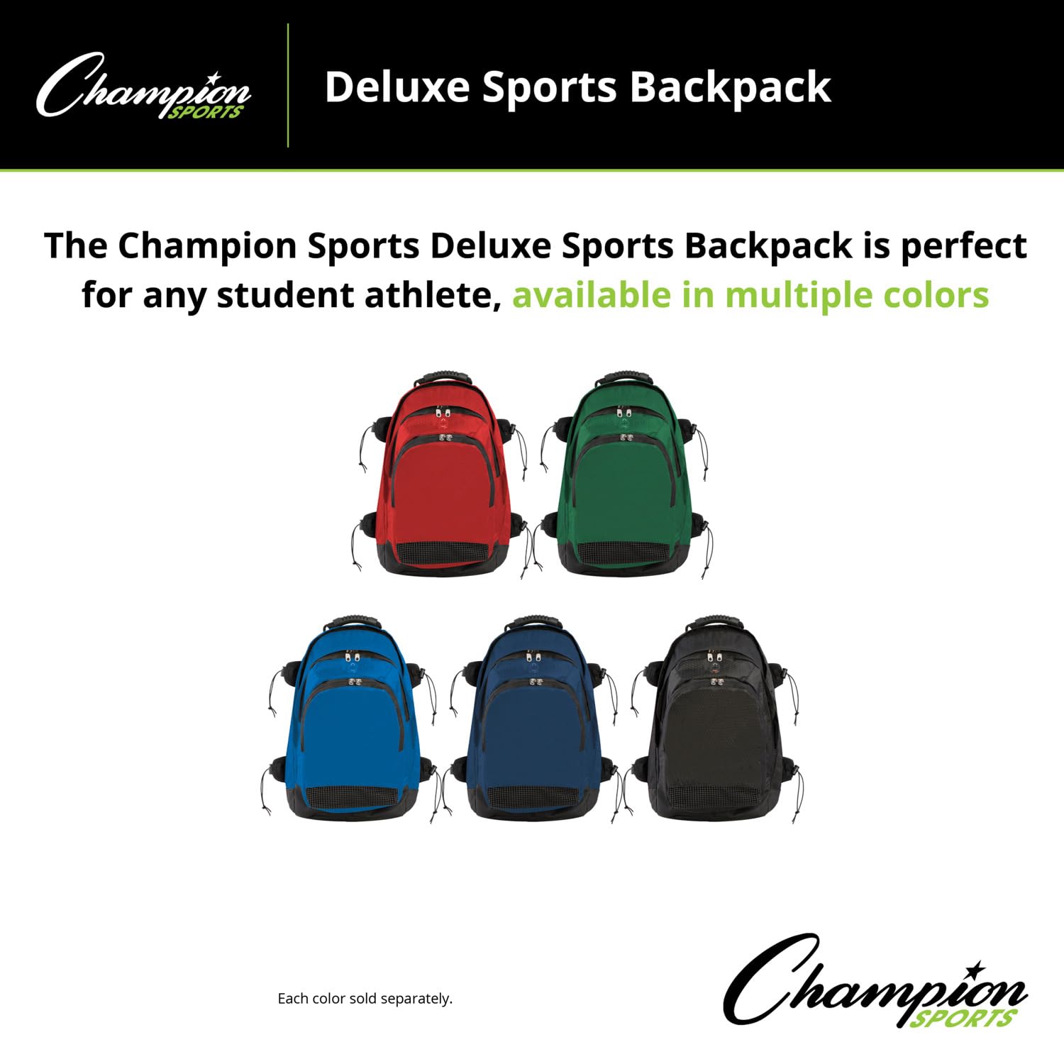 Champion Sports Deluxe Zaino Multiuso
