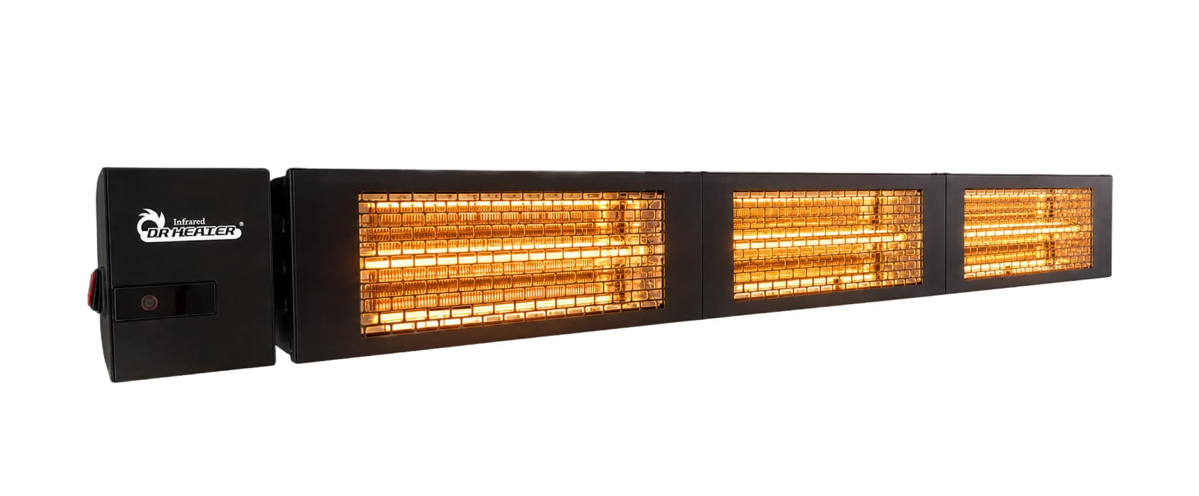 DR. INFRARED HEATER 4500W Electric Infrared Patio Heater, Wall/Ceiling Mount, IPX2 Weatherproof, 208V-240V, Remote Control for Patio, Workshop, Restaurants &amp; Outdoor Dining