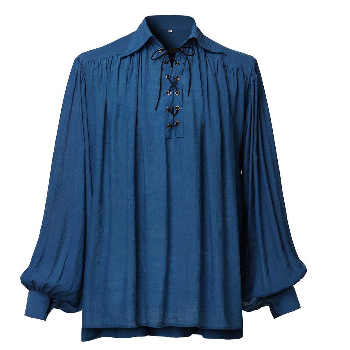 GRACEART Medieval Poet's Pirate Oversized Shirt Renaissance Festival Outfit Casual Wear Tops for Men or Women Light Blue โ image 1