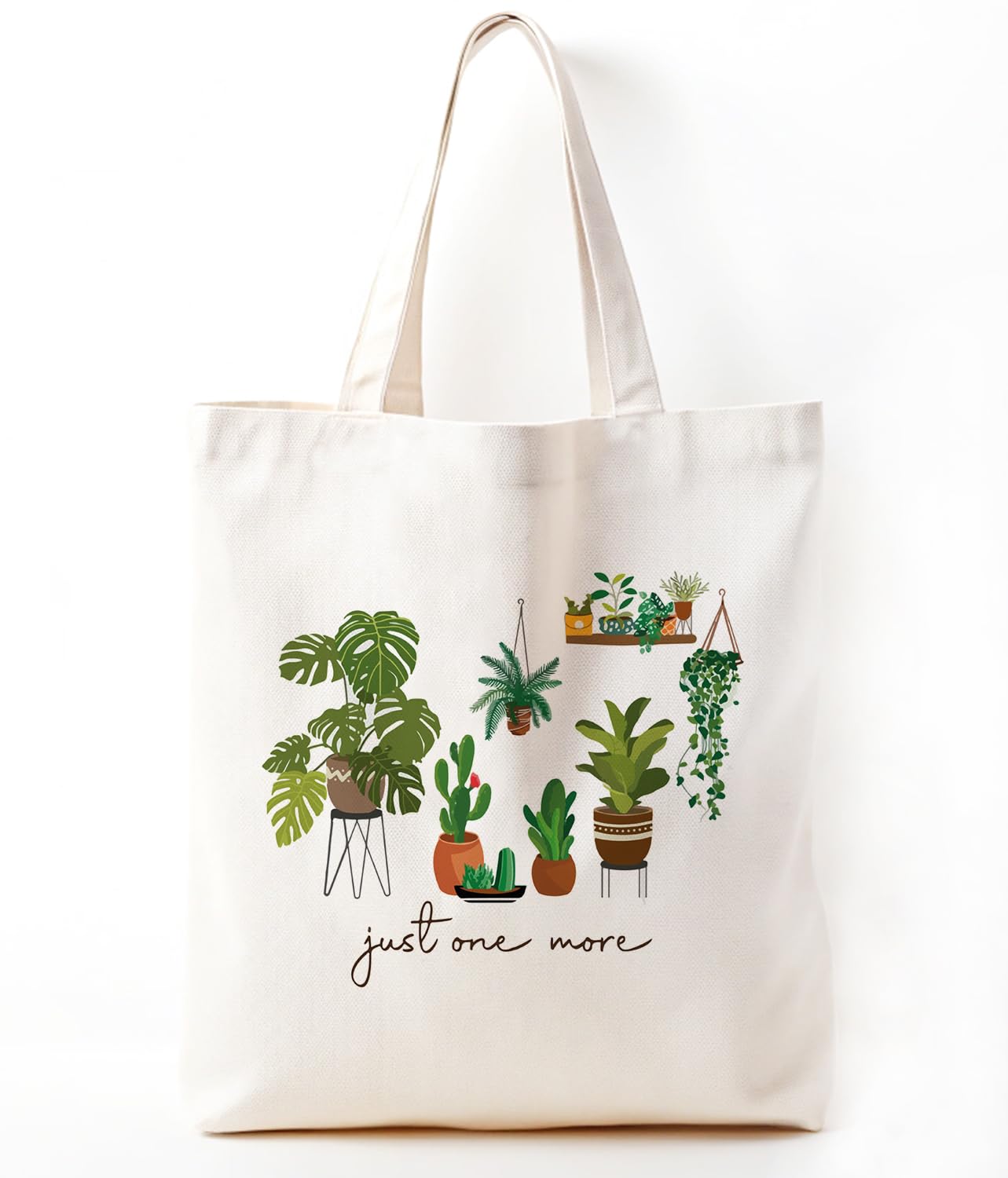 Amazon.com - Zeghk Plant Canvas Tote Bags for Women, Plant Gifts