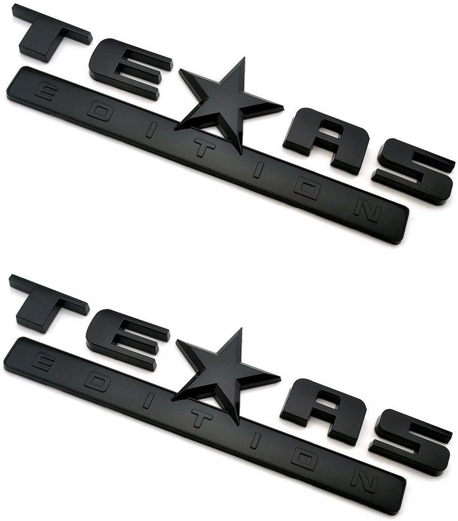 Men In Black Badge 2PCS 3D Texas Edition Emblem Durable ABS Plastic Self- Adhesive For Chevy Silverado Sierra Car Truck Auto Universal Decal Truck Decal - Foto 4