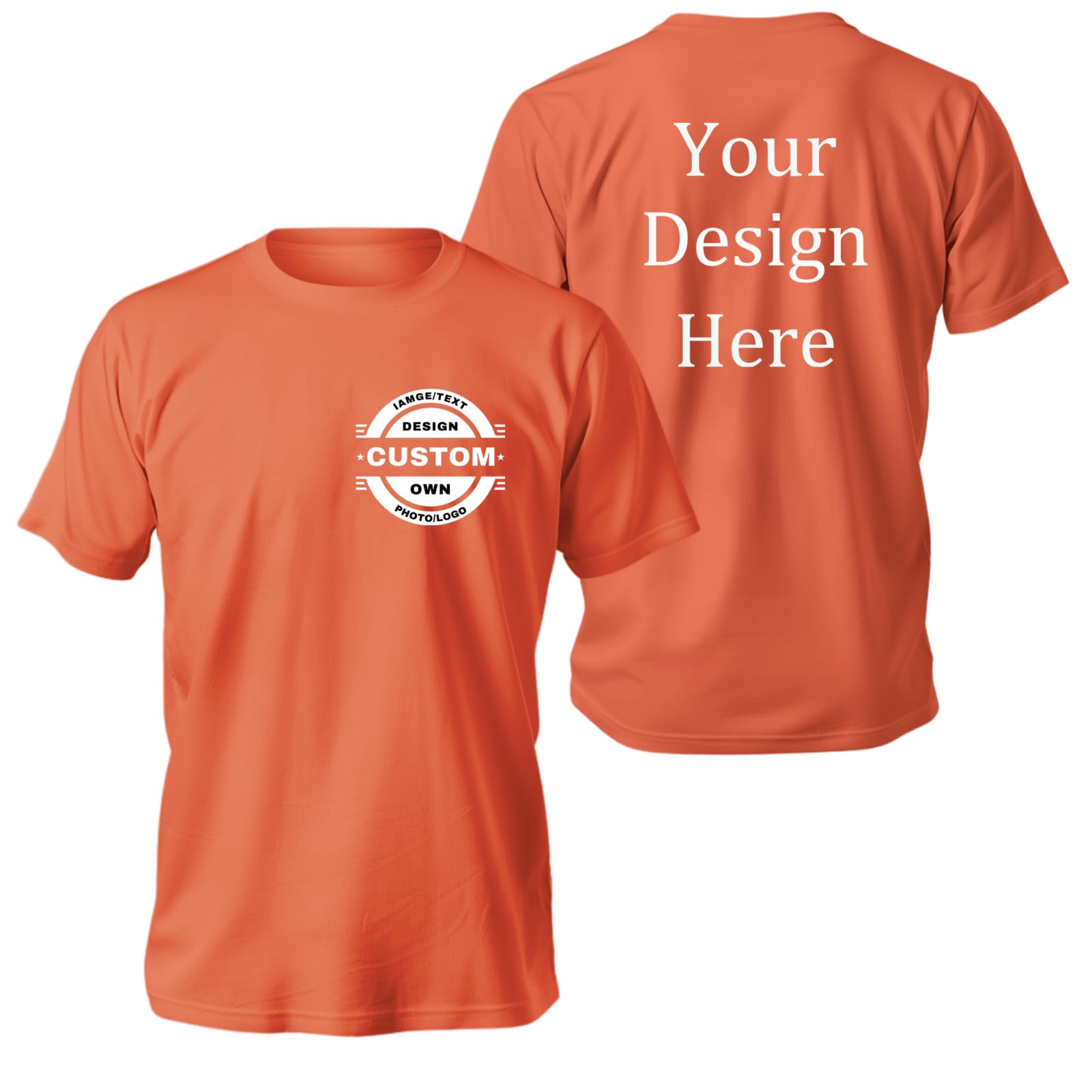 Custom t Shirts Design Your Own Personalized t Shirts Add Your Logo/Text Customized t Shirts for Men/Women