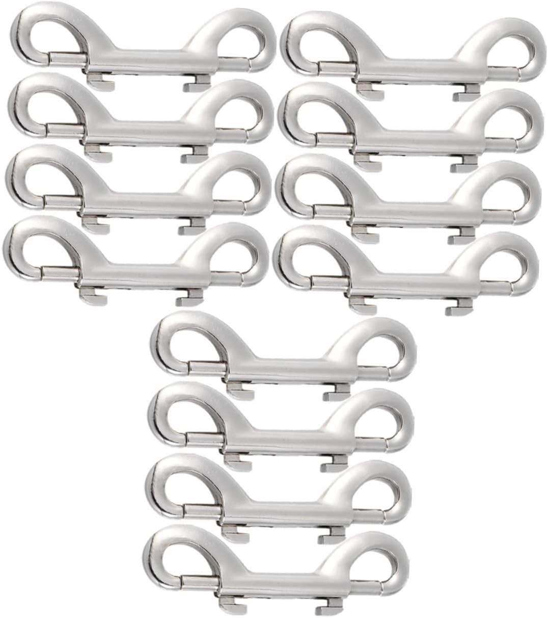 12Pcs Heavy Duty Double Ended Bolt Snap Hooks Durable Snaps for Dog Leashes Backpacks and Tie Downs Secure and Easy to Use