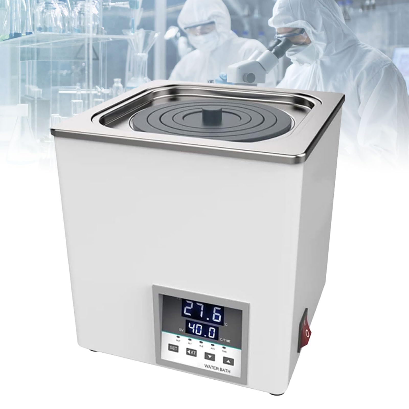 Baño María Termostático Digital Científico Para Laboratorio, Calentador Eléctrico De 300W - 1500W, 99.9 ℃, Para Uso En Laboratorio, Calentamiento De Alimentos, Experimento Biológico Químico