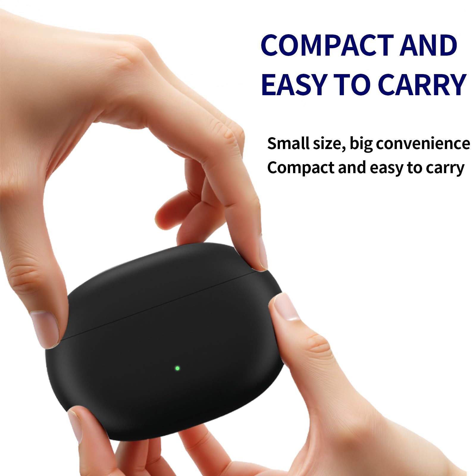 Custodia di ricarica di ricambio aggiornata per Beats Solo Buds con batteria integrata da 660 mAh, pulsante di sincronizzazione e dock di ricarica portatile con accoppiamento pop-up, porta di