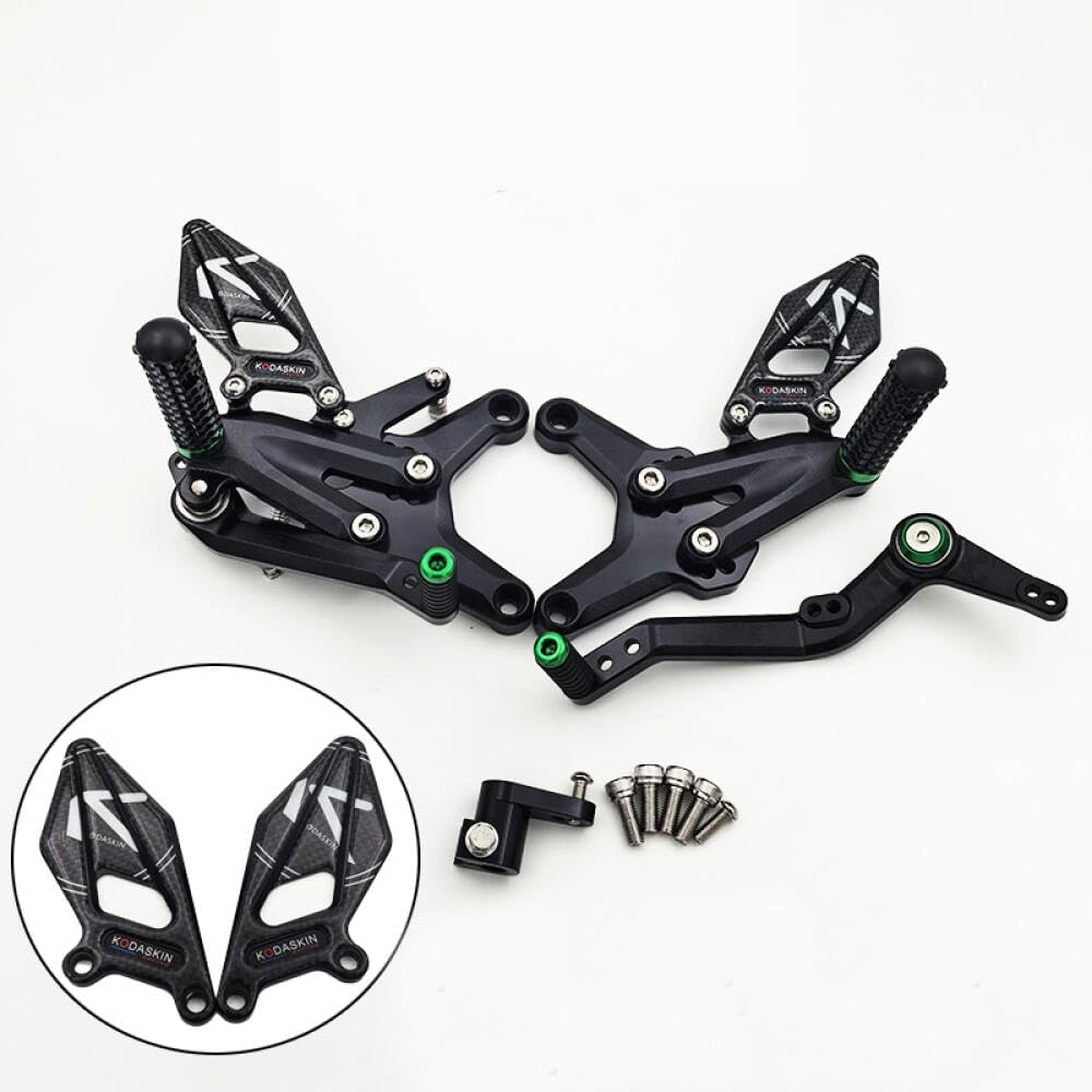 KNIGHT For ZXMOTO 500RR Motorcycle Rearsets Back Step Kit Left and Right Set for Motorcycles Adjustable Pedals Footrests Footpegs Accessories Foot Pegs