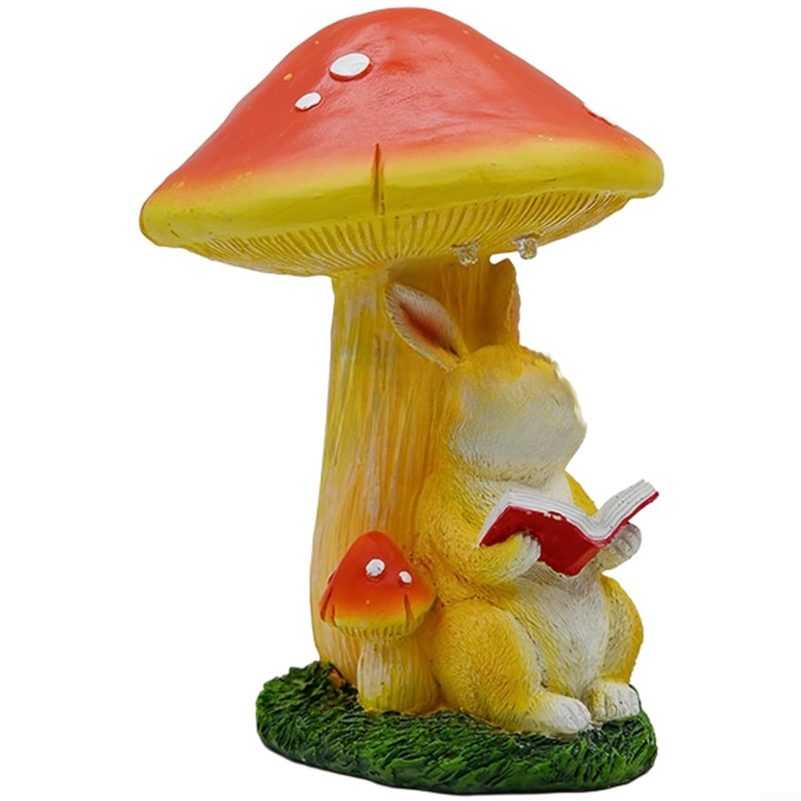 Statue de lapin solaire étanche pour illuminer un jardin sans câble