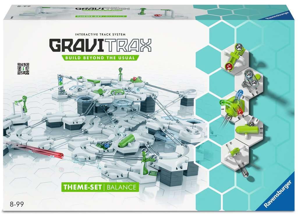 Ravensburger - Gravitrax Starter Set Balance 168 pezzi | Rompicapo Bambini Con Le Biglie | Giochi Bambino 8 Anni Maschio e Femmine | Giochi Per Bambini Compatibili Con Tutti