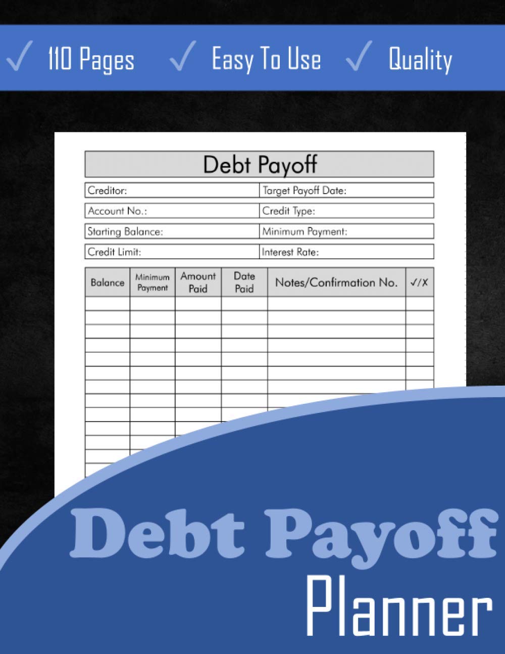 Debt Payoff Planner: Get Out Of Debt Planner | Debt Snowball Spreadsheet Tracker | Personal & Student Loan Organizer | Manage Credit Card Debt ... Pay