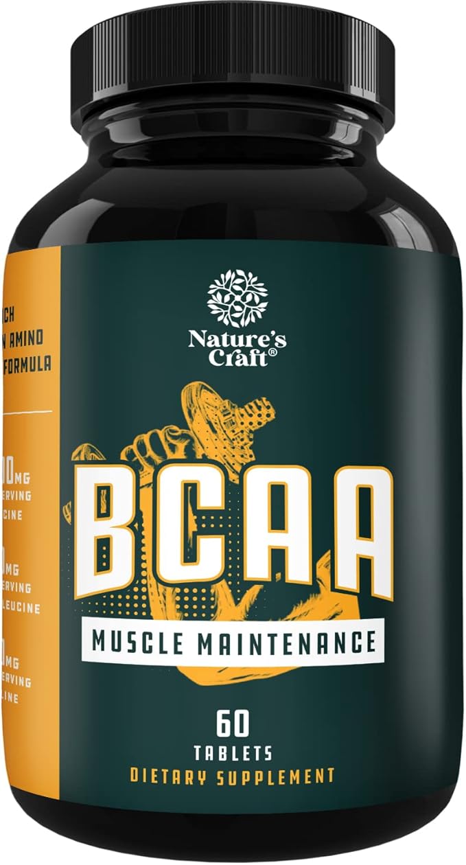 Branch Chain Amino Acids Supplement Vegan BCAA Capsules