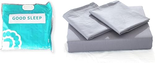 Miniatura 6 de Discshi Juego de funda de edredón de 3 piezas 100% algodón, transpirable, duradero, suave, cómodo, con 1 funda de edredón (90 x 104 pulgadas) y 2